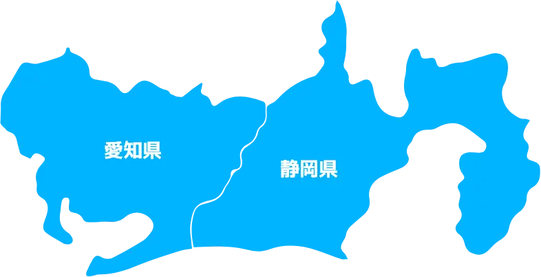 静岡県・愛知県地図